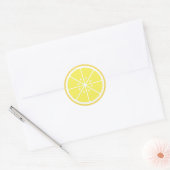 Rond Sticker en tranches de citron (Enveloppe)