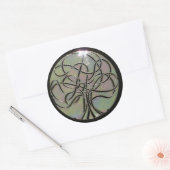 Rond sticker en verre tendu (Lifes Lights) (Enveloppe)