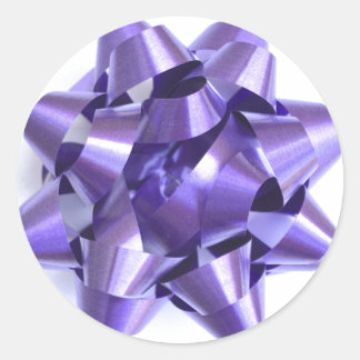 Rond Sticker en violet