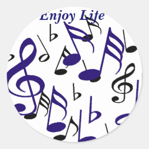 Rond Sticker Enjoy Life_