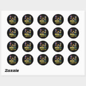 Rond Sticker enseignant de la salle I (Feuille)