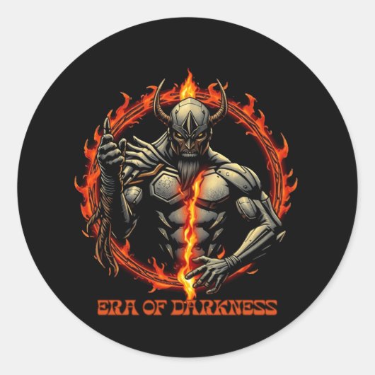 Rond Sticker Era of Darkness - Ember Ring Warrier Emble (Devant)