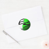 Rond sticker ES paintball green (Enveloppe)