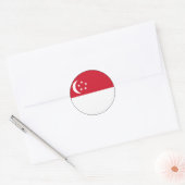 Rond Sticker Euro de Singapour (Enveloppe)