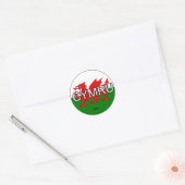 Rond Sticker Euro Royaume-Uni (Enveloppe)