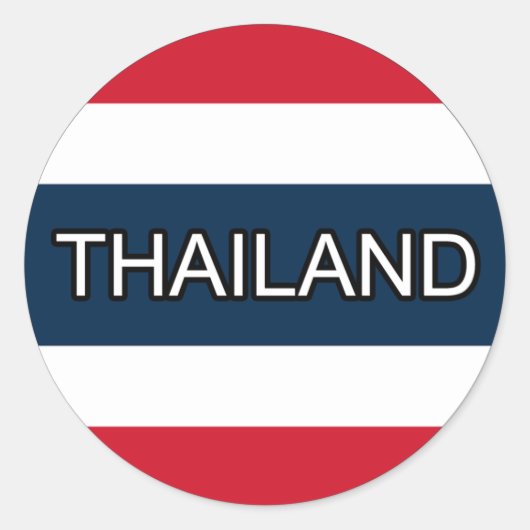 Rond Sticker Euro Thaïlande (Devant)