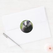 Rond Sticker européen Badger (Enveloppe)