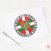Rond Sticker Euskal Herria (Enveloppe)