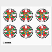 Rond Sticker Euskal Herria (Feuille)