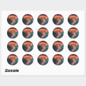 Rond Sticker Express : Votre dose quotidienne de Whimsy (Feuille)