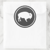 Rond Sticker extérieur Buffalo blanc (Sac)