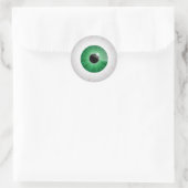 Rond Sticker Eyeball Vert (Sac)