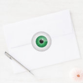 Rond Sticker Eyeball Vert (Enveloppe)
