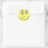 Rond Sticker Faces Funny (Sac)