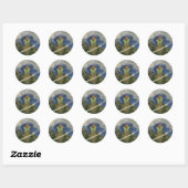 Rond Sticker Fairies (Feuille)