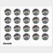 Rond Sticker Fairies (Feuille)