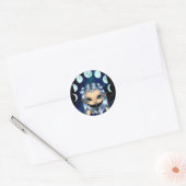 Rond Sticker "Fairy of the Changing Moons" (Enveloppe)