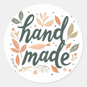 Rond Sticker "fait main"