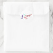 Rond Sticker Fake It (Sac)