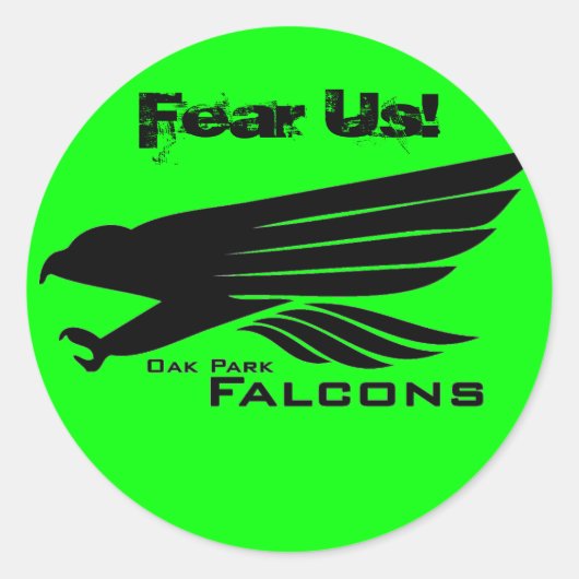 Rond Sticker Falcon de 1 (Devant)