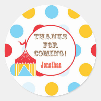Rond Sticker Favoriser - Cirque