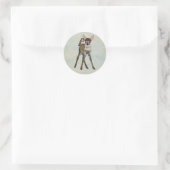 Rond Sticker FAWN & OWL (Sac)