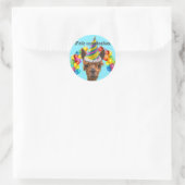 Rond Sticker Feliz Cumpleanos (Sac)