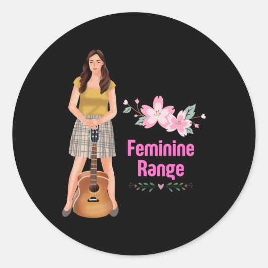 Rond Sticker féminin Range 4 (Devant)
