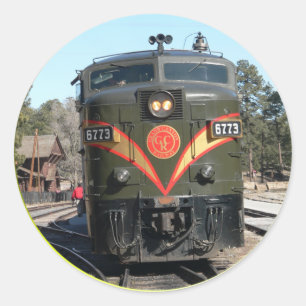 Rond Sticker ferroviaire Grand Canyon