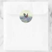 Rond Sticker Fierté en plumes (Sac)