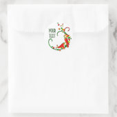 Rond Sticker Fiesta Chili Peppers (Sac)