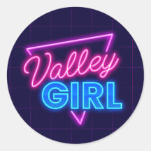Sticker fille Neon Valley