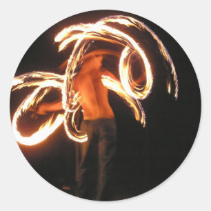 Rond Sticker FirePlay