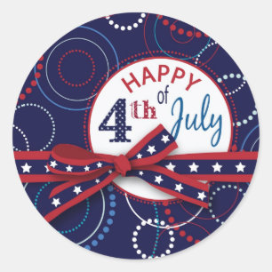 Rond Sticker Fireworks B