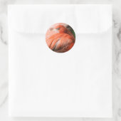 Rond Sticker Flamant rose (Sac)