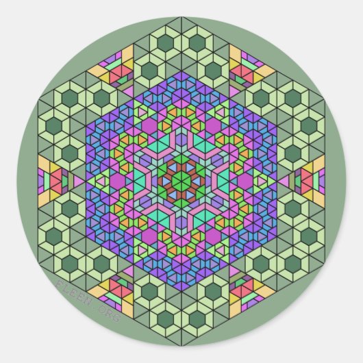 Rond Sticker Fleen #3 (Devant)