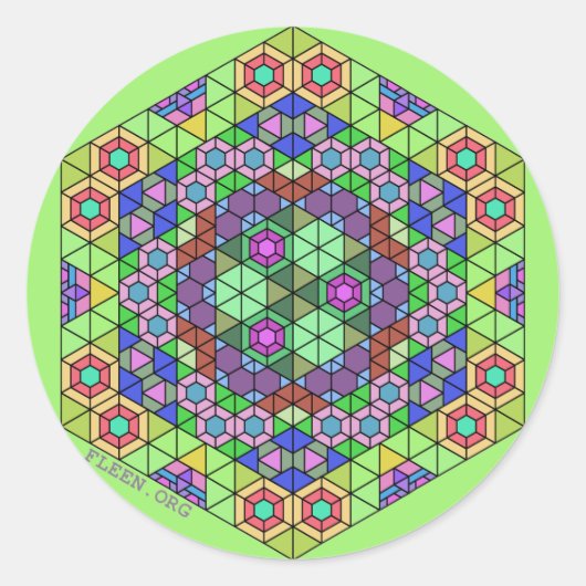 Rond Sticker Fleen #4 (Devant)