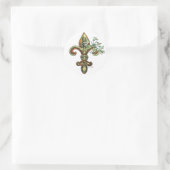 Rond Sticker Fleur De Li (Sac)