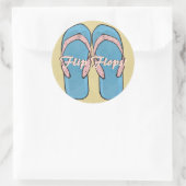 Rond Sticker Flipflops texturé (Sac)