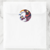 Rond Sticker floral "Pansy #2" (Sac)