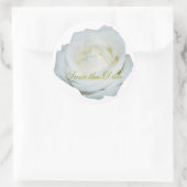 Rond Sticker Floral Personnalisé rose (Sac)
