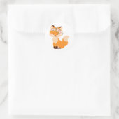 Rond Sticker Flower Fox (Sac)