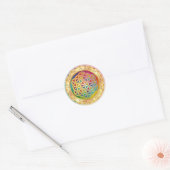 Rond Sticker Flower of Life - Design ORIGINAL par Lilya (Enveloppe)