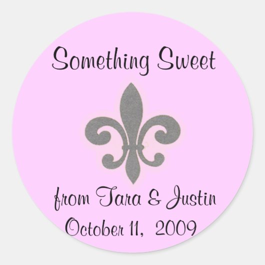 Rond Sticker Fluer di Lis Favoriser (Devant)