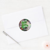 Rond Sticker 'Focus on the Good' (Enveloppe)