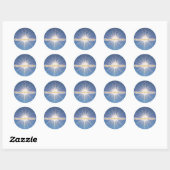 Rond Sticker FOL, Eléments Pour La Vie (Feuille)