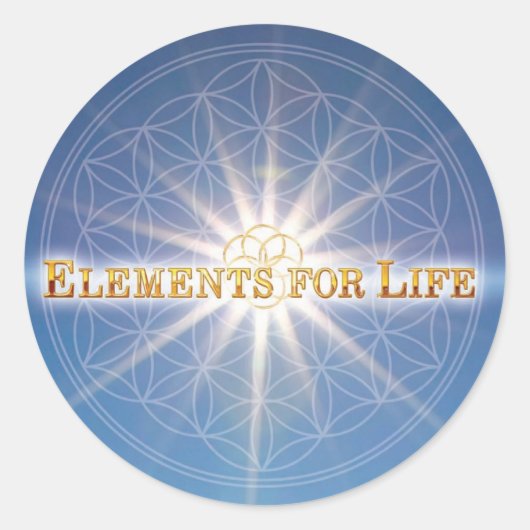 Rond Sticker FOL, Eléments Pour La Vie (Devant)