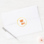 Rond Sticker Fox (Enveloppe)
