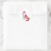 Rond Sticker Fox mignon (Sac)