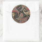 Rond Sticker Fractal Paisley (Sac)